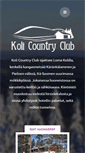 Mobile Screenshot of kolicountryclub.fi